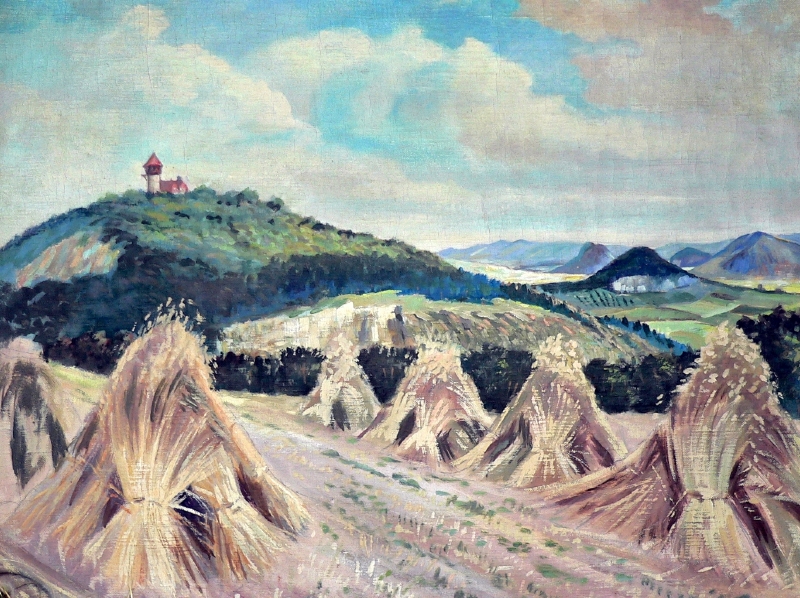 Getreideernte in Breitenberg