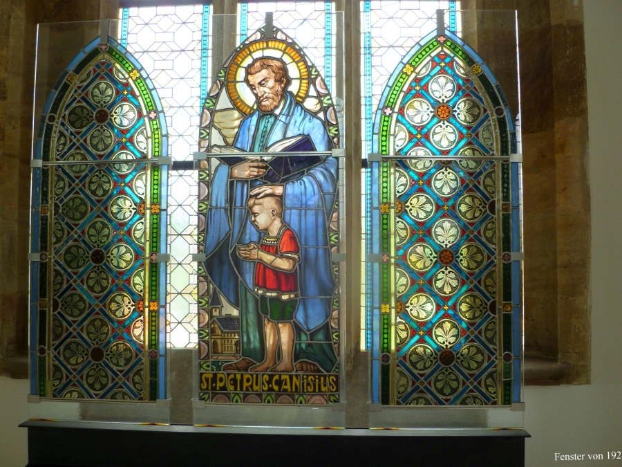St. Petrus Canisus, Glasfenster, Dekanalkirche, Brx/Most