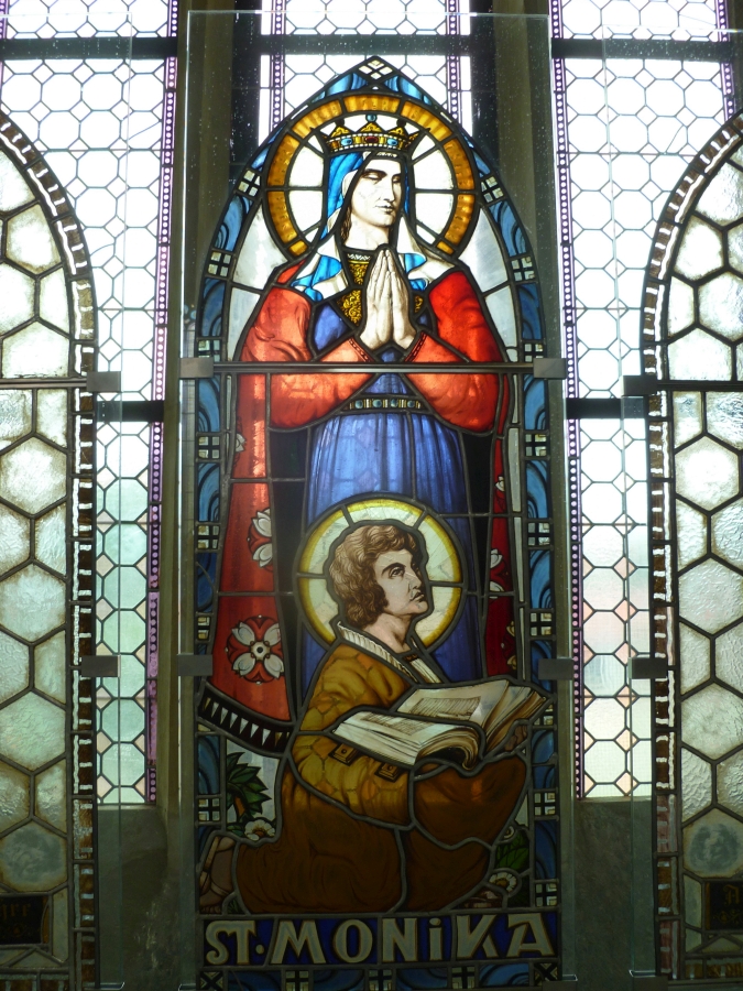 St. Monika, Glasfesner, Brx/Most